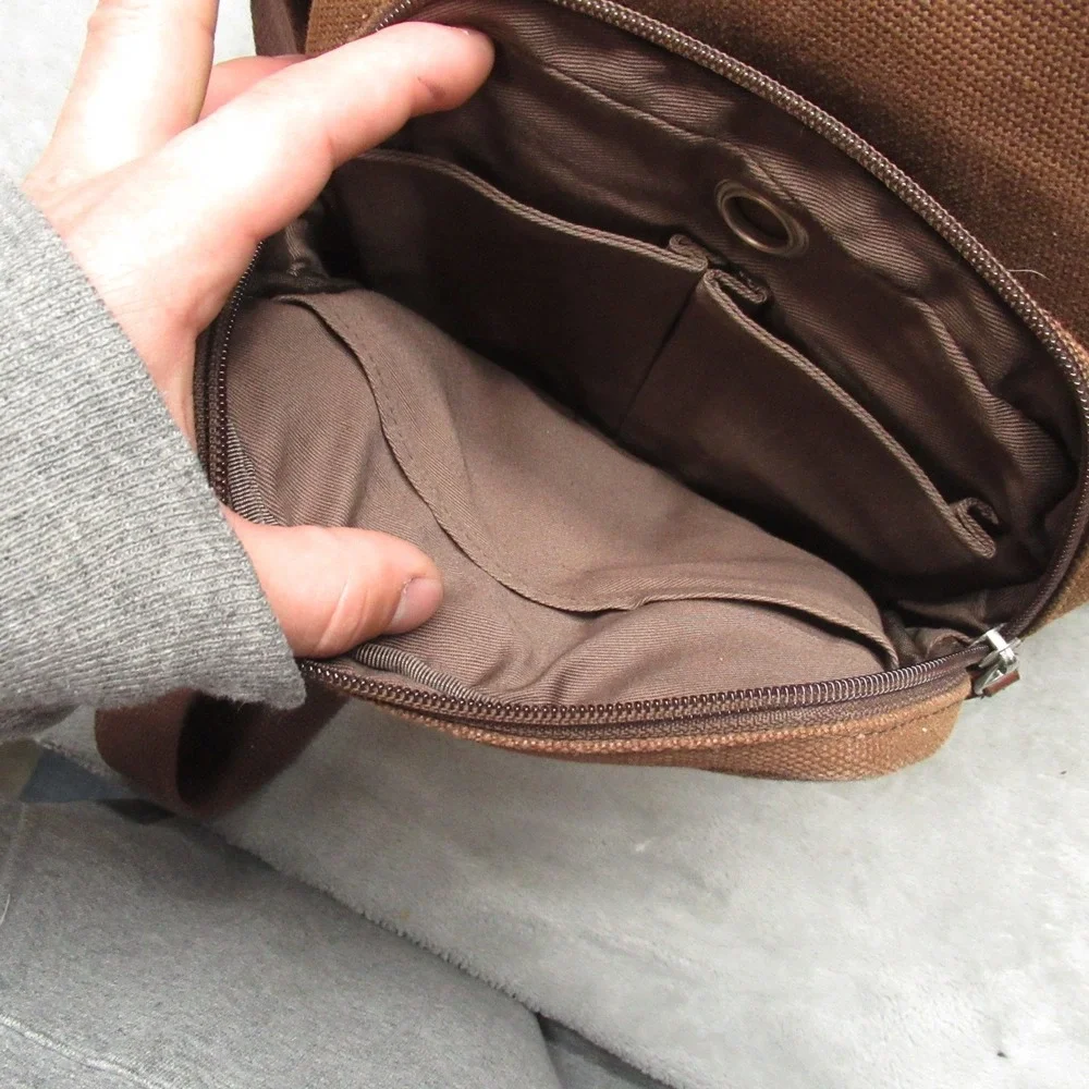 Pendleton Wool Crossbody Bag Unisex‎ One Size Brown Canvas Southwestern Travel
